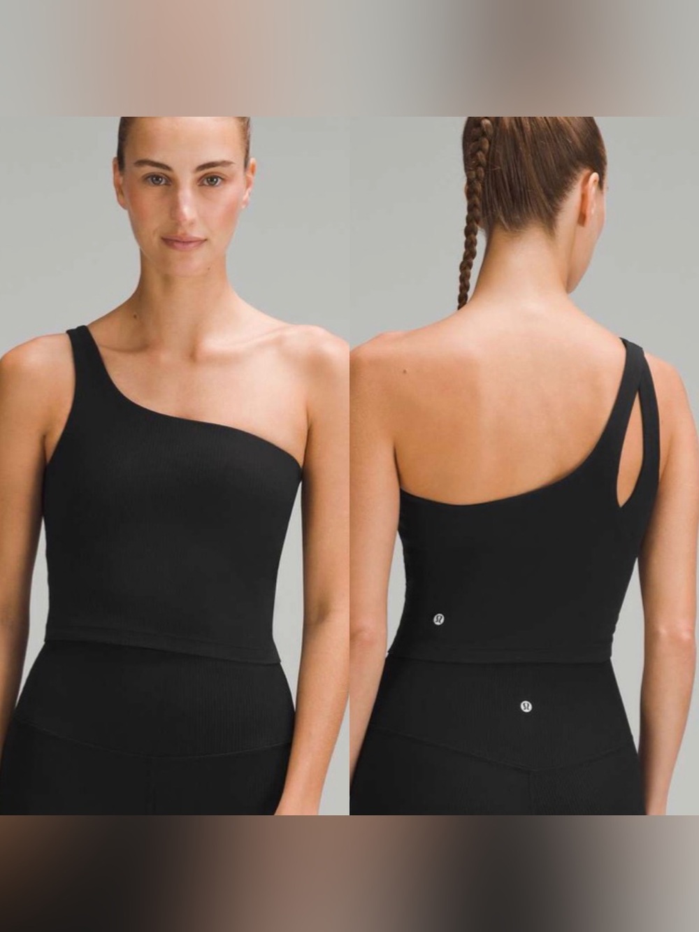 Lululemon Ribbed Nulu Asymmetrical Yoga Tank